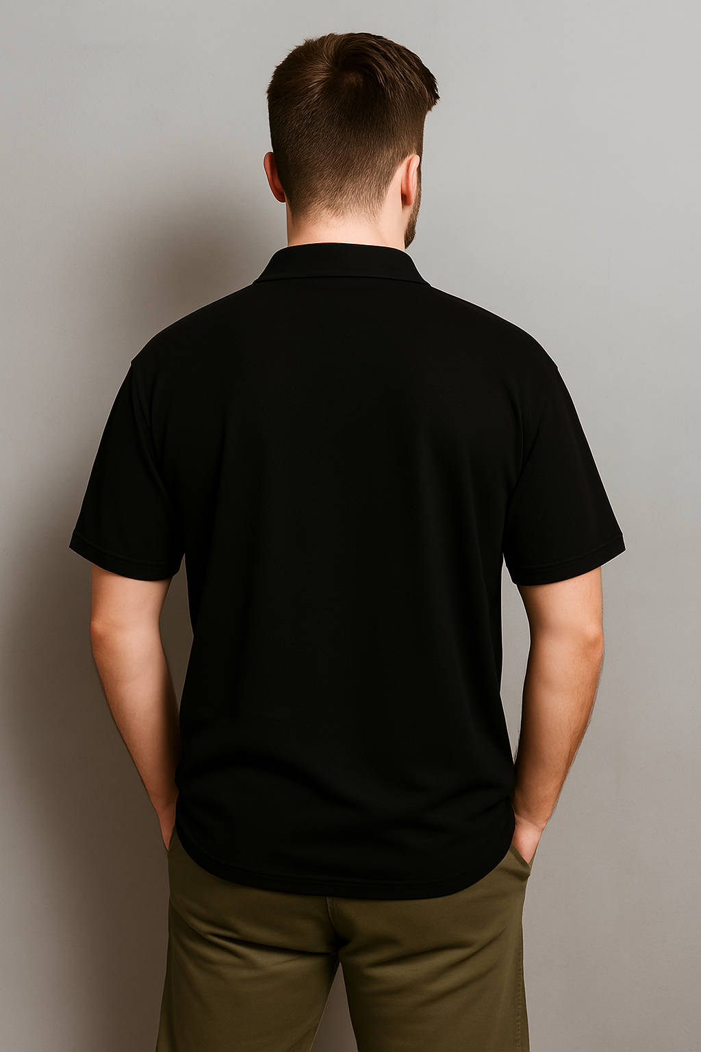 Oversized Drop-Shoulder Polo