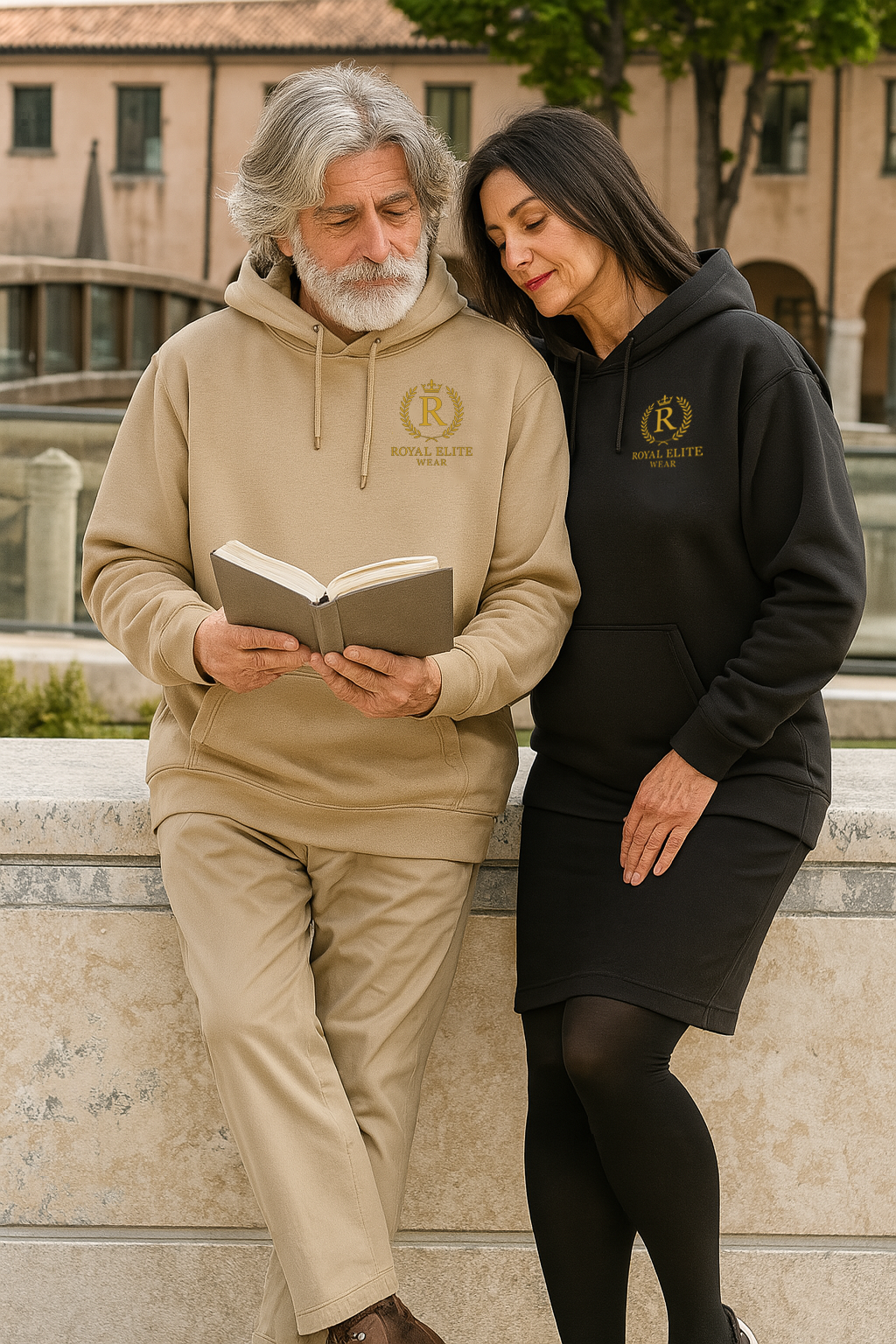 Sudadera con capucha de forro polar premium