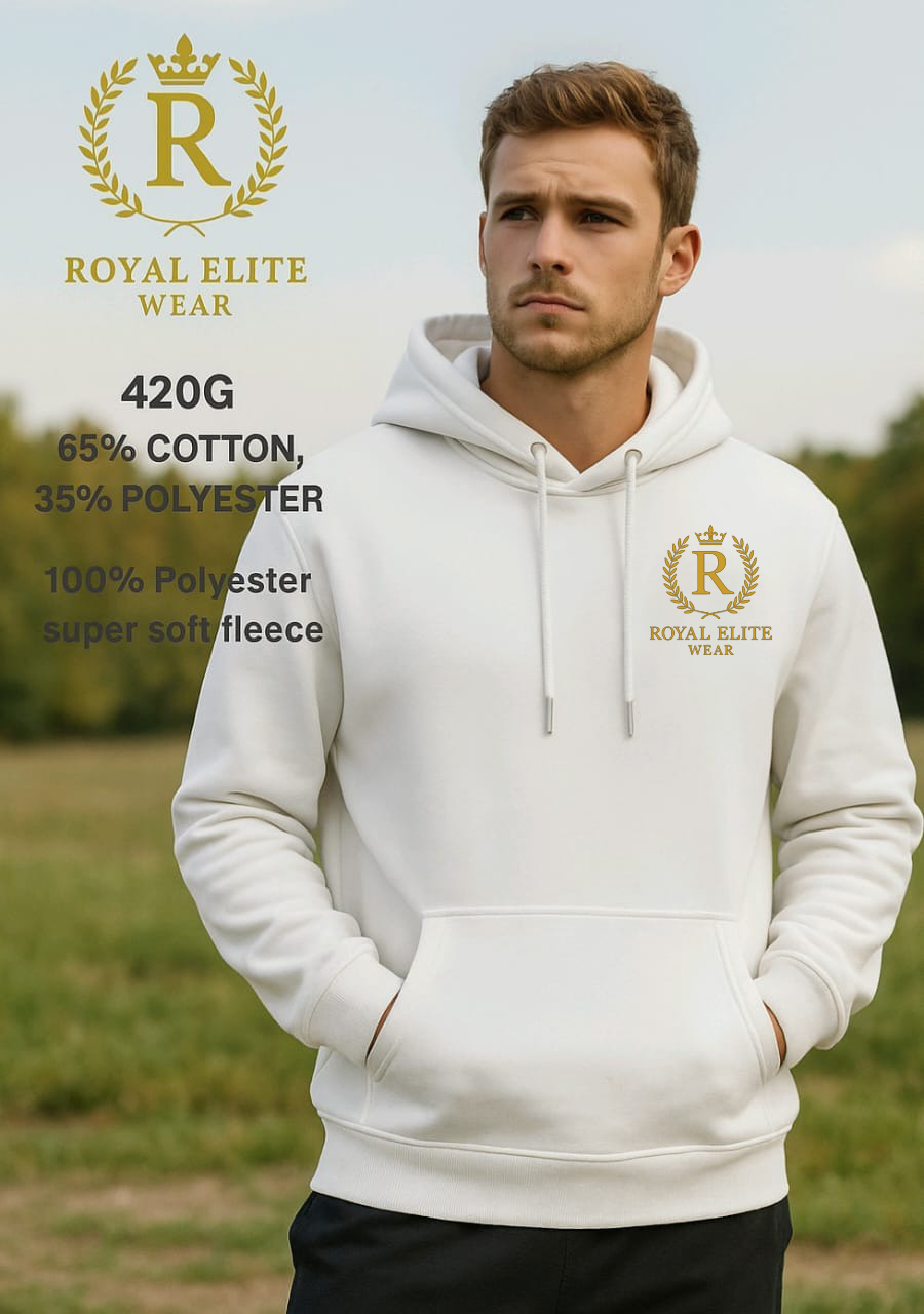 Sudadera con capucha de forro polar premium