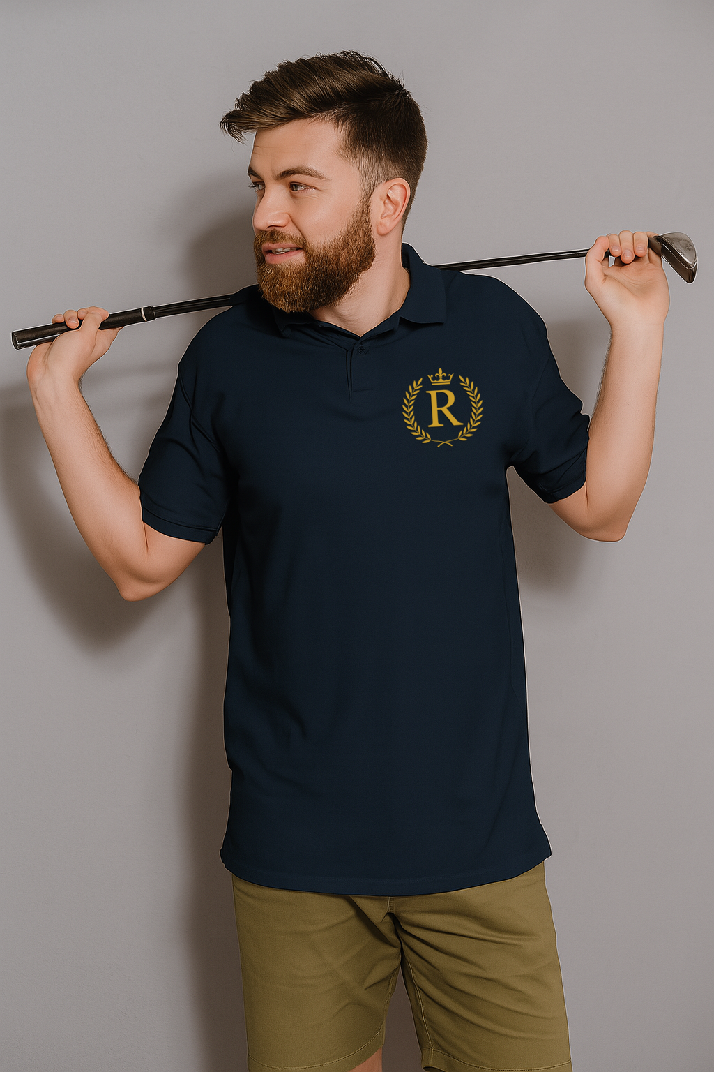 Oversized Drop-Shoulder Polo