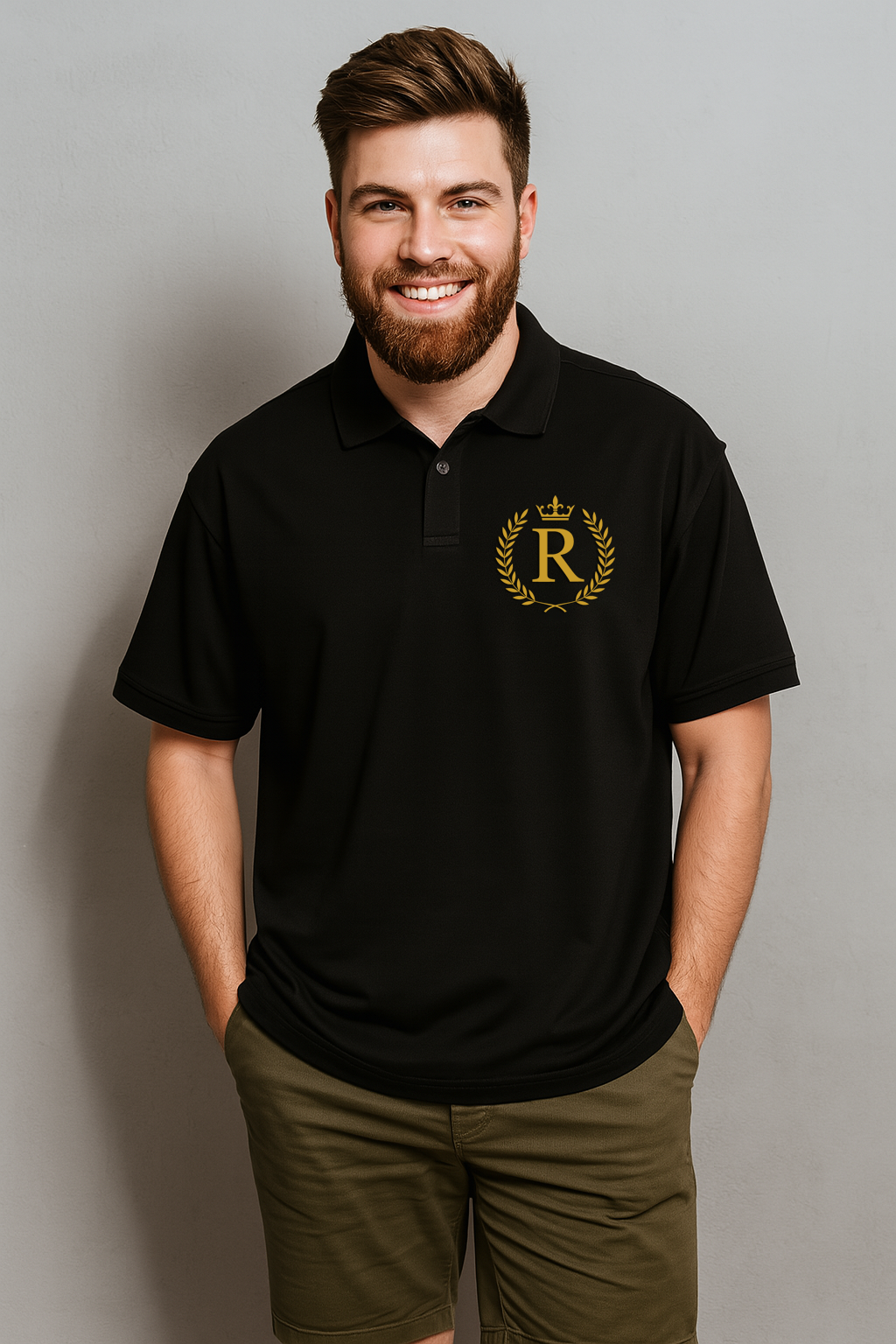 Oversized Drop-Shoulder Polo