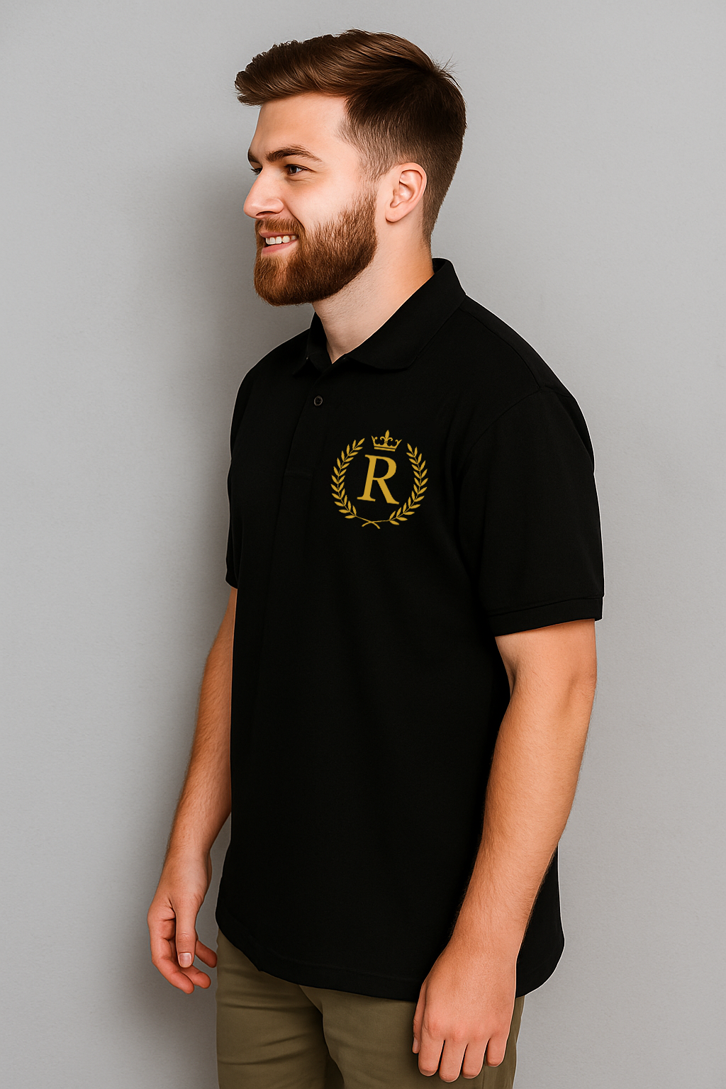 Oversized Drop-Shoulder Polo
