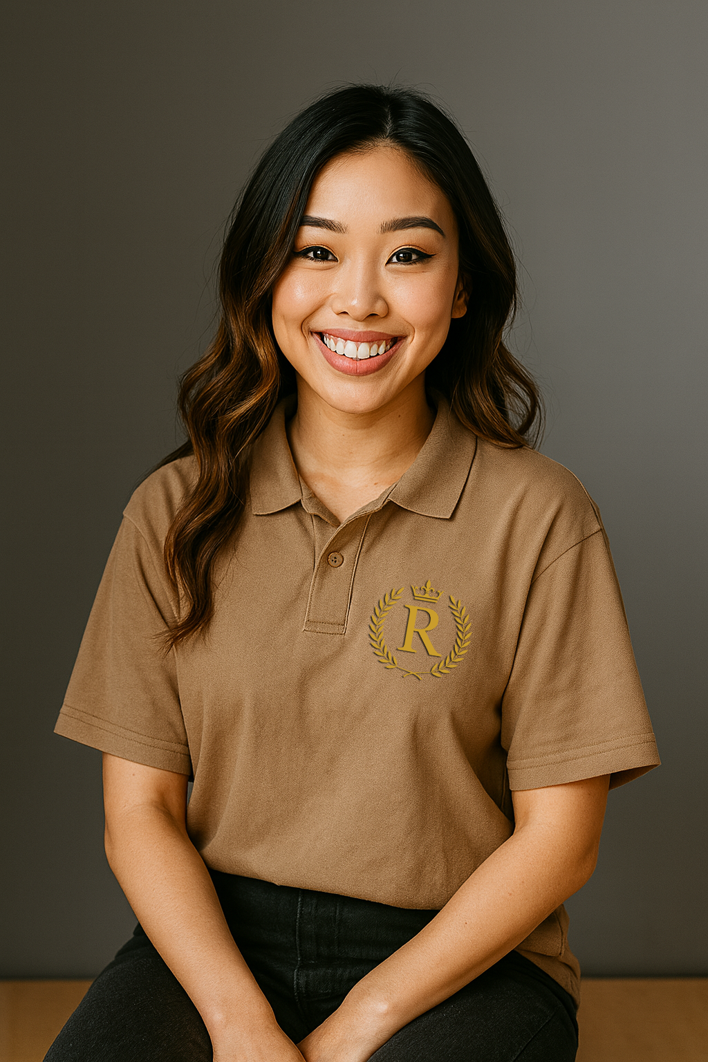 Oversized Drop-Shoulder Polo